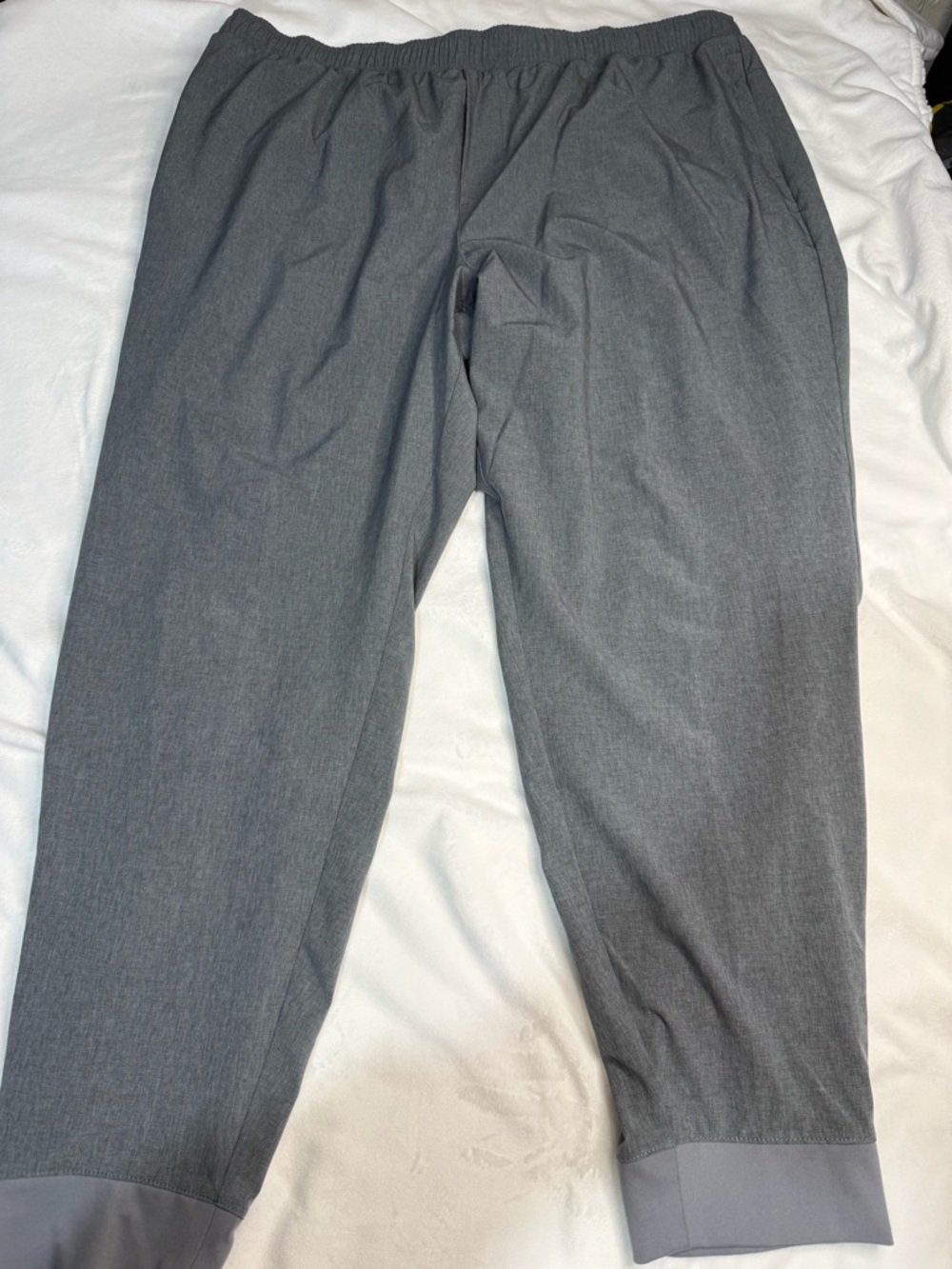 DSG Agility Jogger Pants Men's XXL Gray Athletic Fit Zipper Pocket UPF 50